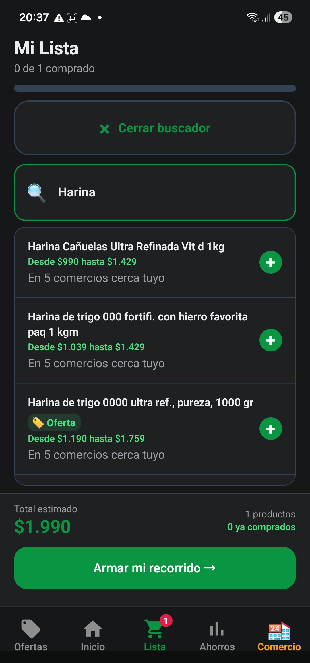 Buscador de productos y precios